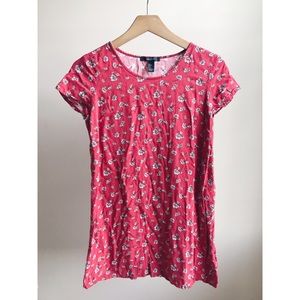 Forever 21 Red Patterned Dress